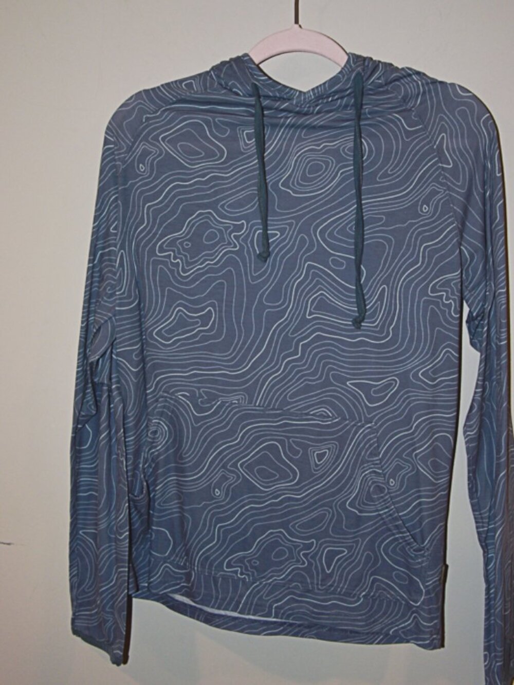 The Sporting Gent Lightweight Hoodie Geometric Size Small